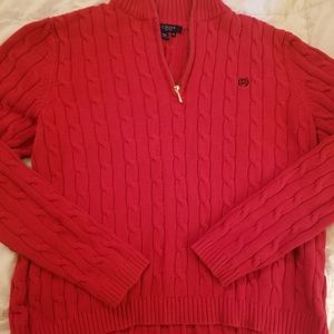 Chaps Red Sweater